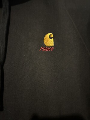 Palace Carhartt WIP Hood Black Size Small Work in Progress Hooded