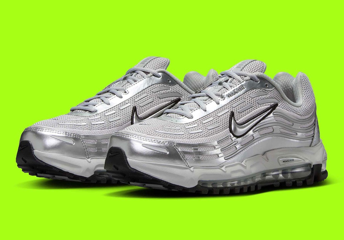 Nike Air Max TL 2.5 Metallic Silver Mens Grey & Black Sports