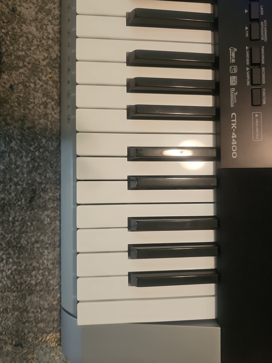 Casio CTK 4400 Battery Operated Digital Display Keyboard 61 Keys