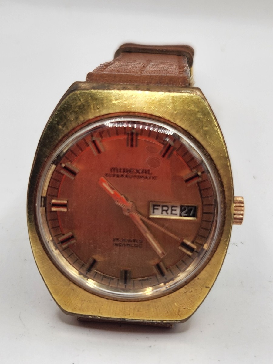 Vintage MIREXAL SuperAutomatic Swiss Made 25 jewels incabloc | eBay