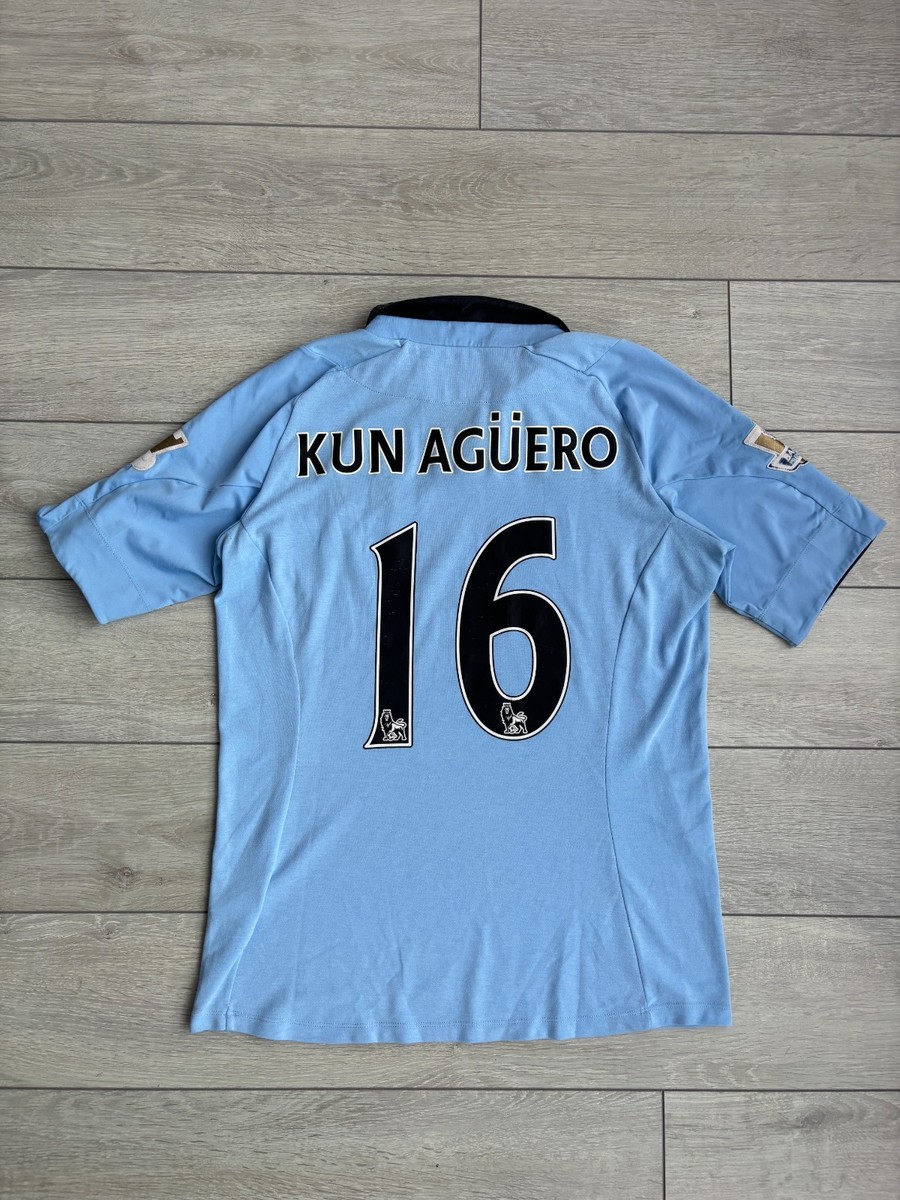 Sergio Aguero Manchester City Umbro 2012 2013 Football Shirt