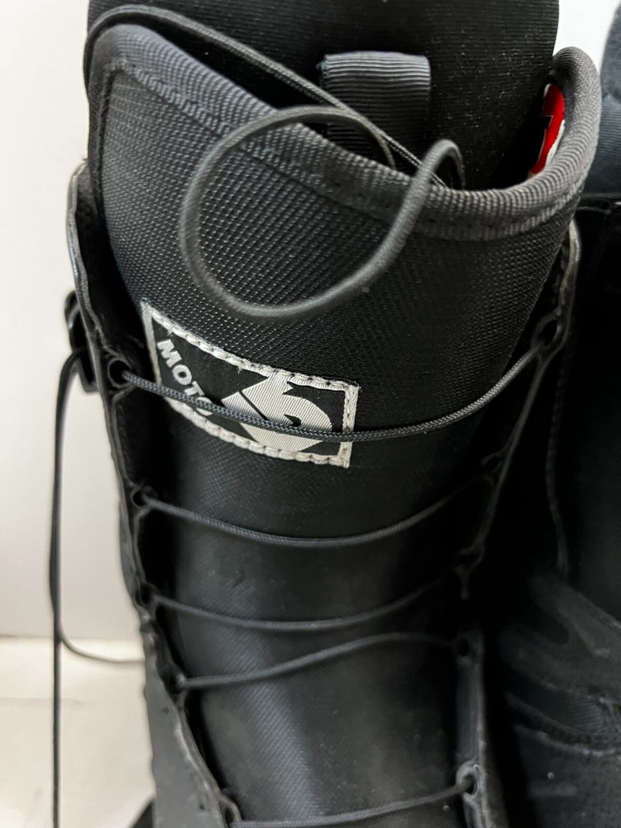 BURTON Moto Imprint 1 Snowboard Boots Men's Size 7.5 Black Winter