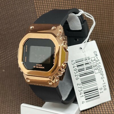 Casio G-Shock GM-S5600PG-1D Rose Gold Metal Cover Digital Downsize
