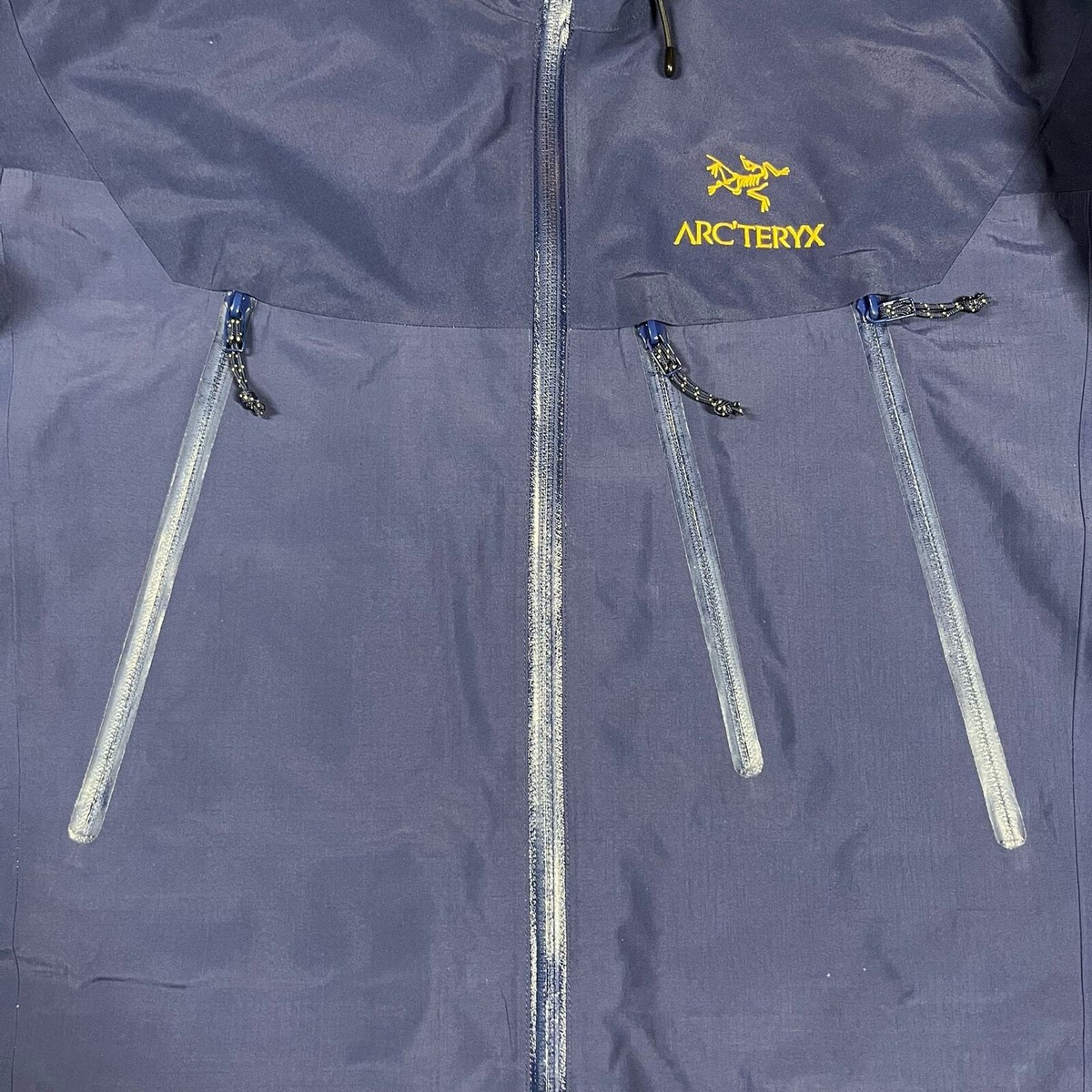 ArcTeryx Theta Ar Jacket 90s 24K Gold Thorn Indigo Men's Sz M Gore