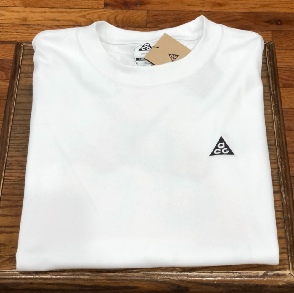 NEW* Men's NIKE ACG 'ALL CONDITION GEAR' T- SHIRTS WHITE (HJ0798