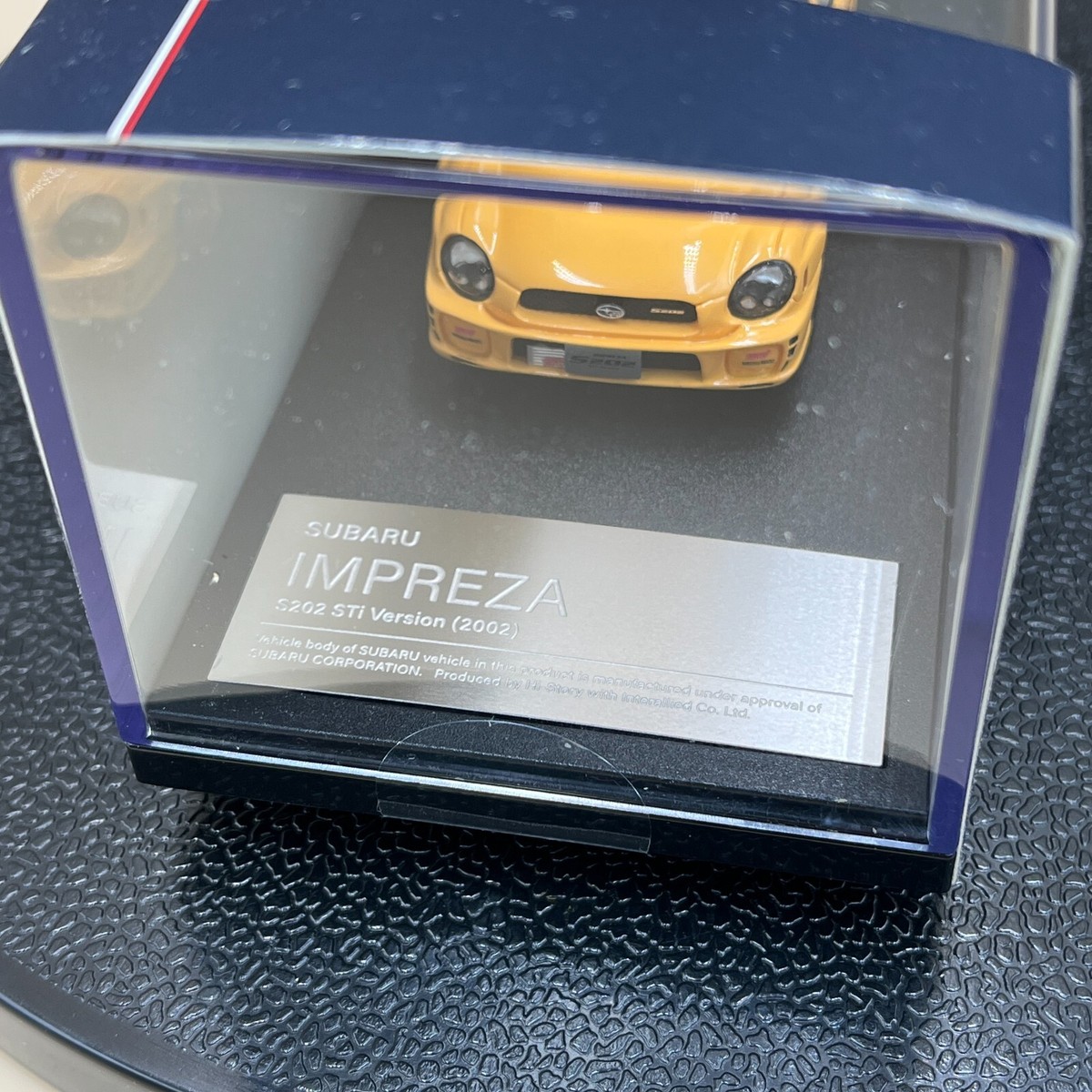Hi-Story 1/43 Subaru Impreza S202 STi Version 2002 yellow HS402YE