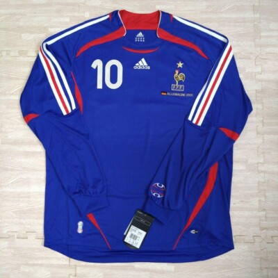 NWT 2006 world cup France Zinedine Zidane Home Official Jersey