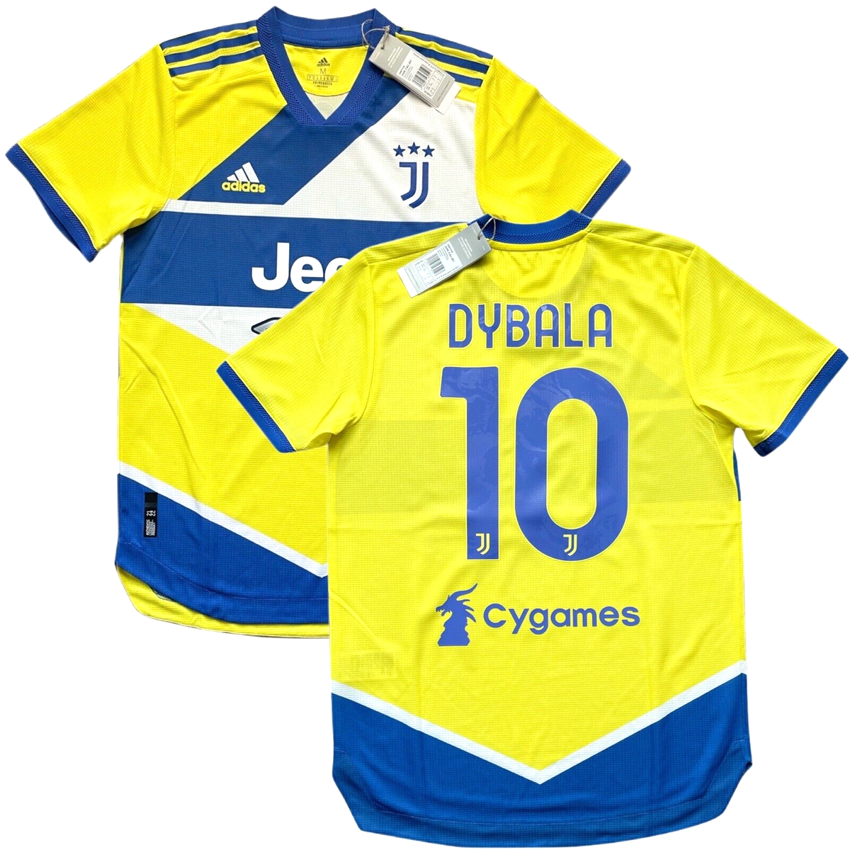 2021/22 Juventus Authentic Third Jersey #10 Dybala Medium Adidas
