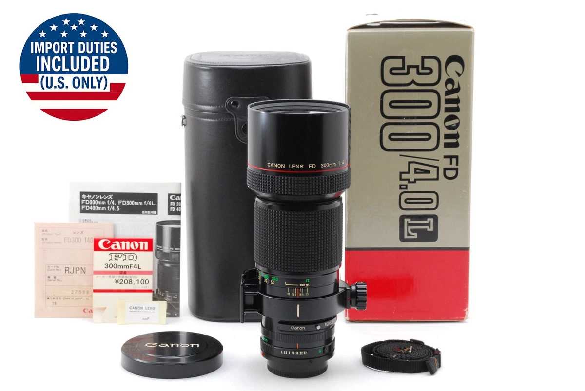 Canon FD f/4 Camera Lenses 300mm Focal for sale | eBay