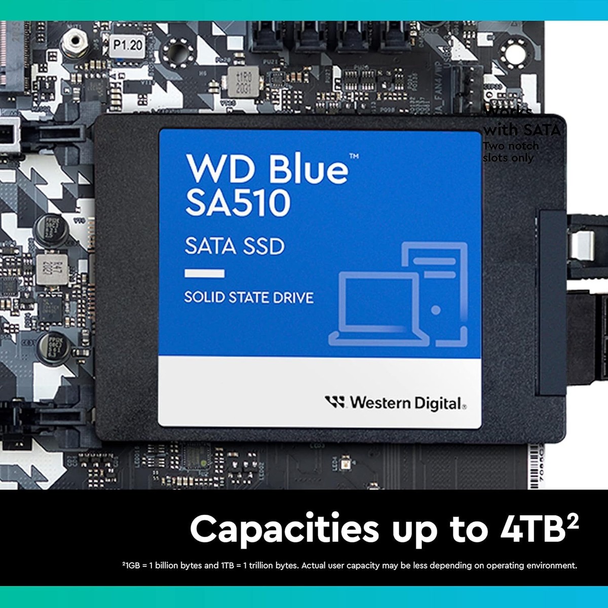 Western Digital 1TB WD Blue SA510 SATA Internal Solid State Drive
