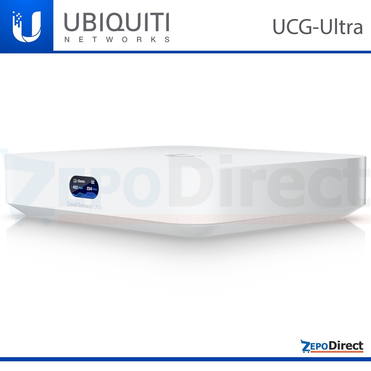 Ubiquiti Networks Unifi Managed 4 Port Cloud Gateway Ultra, UCG