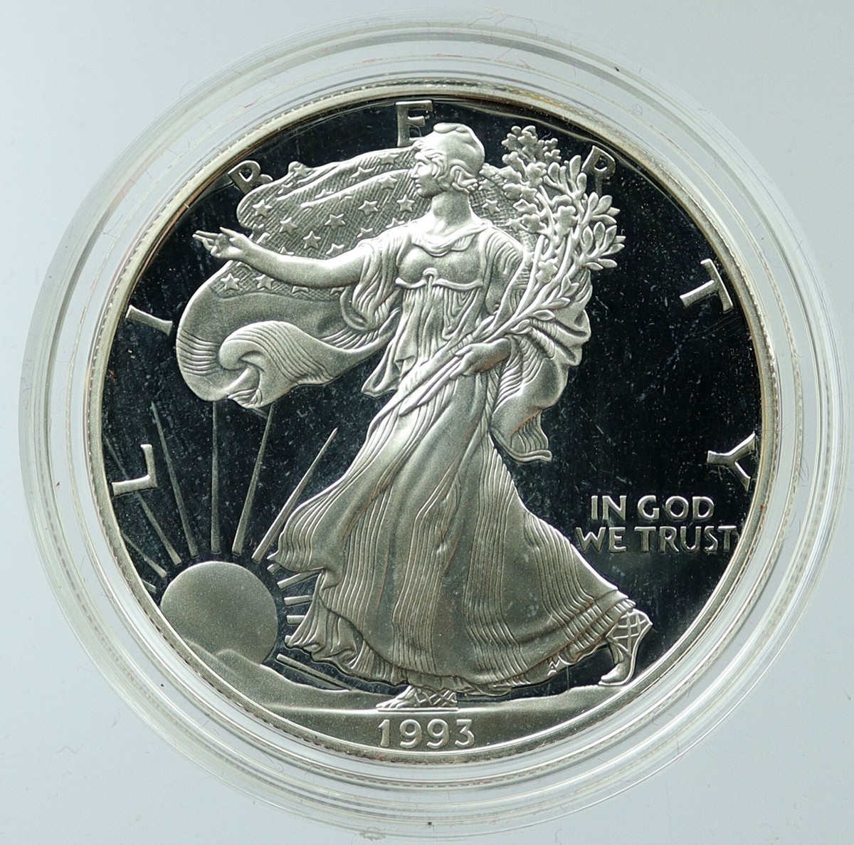1993 UNITED STATES USA American Eagle & Liberty PROOF SILVER