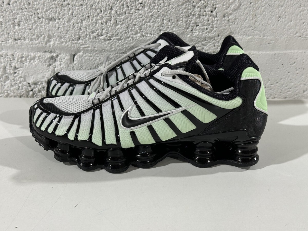 NEW Nike Shox TL Vapor Green Photon Dust Black AV3595-300 Men's Sz