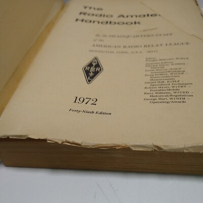 THE RADIO AMATEUR'S HANDBOOK 1972 Soft Cover Book 49th Edition | eBay