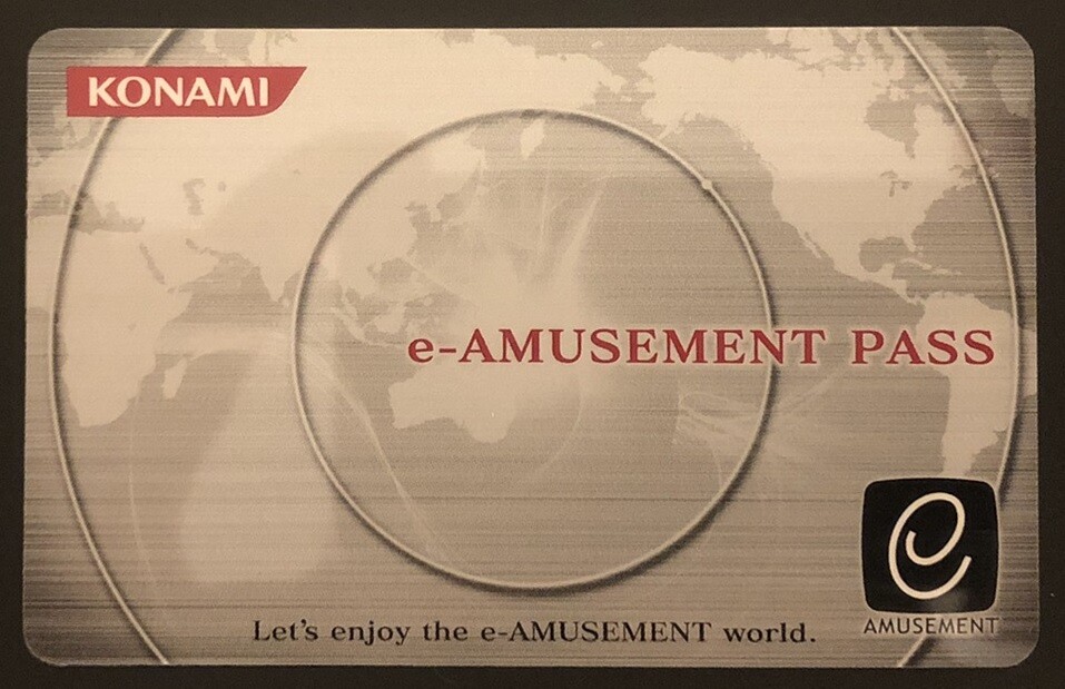 Konami E-Amusement Pass - Classic version - Arcade Card | eBay