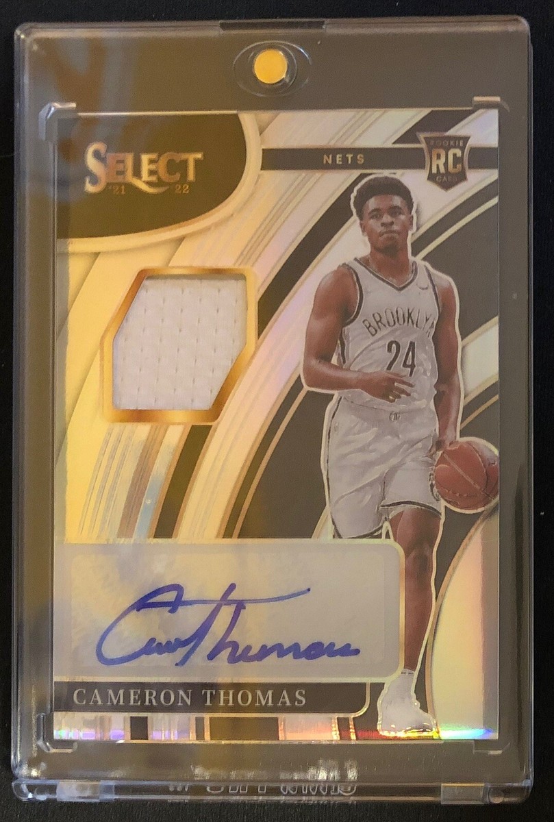 2021-22 SELECT CAMERON THOMAS RPA RC ROOKIE PATCH AUTO /199 SILVER
