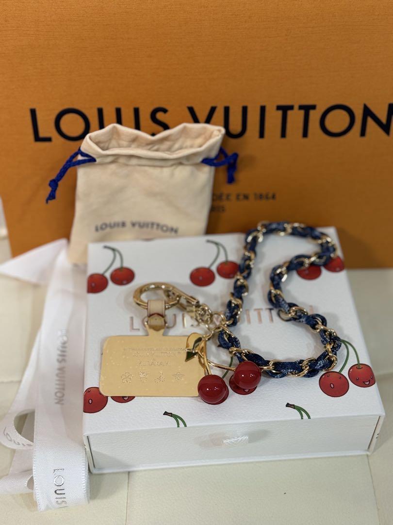 LOUIS VUITTON x Takashi Murakami M02623 Fortune Denim Cherry Bag