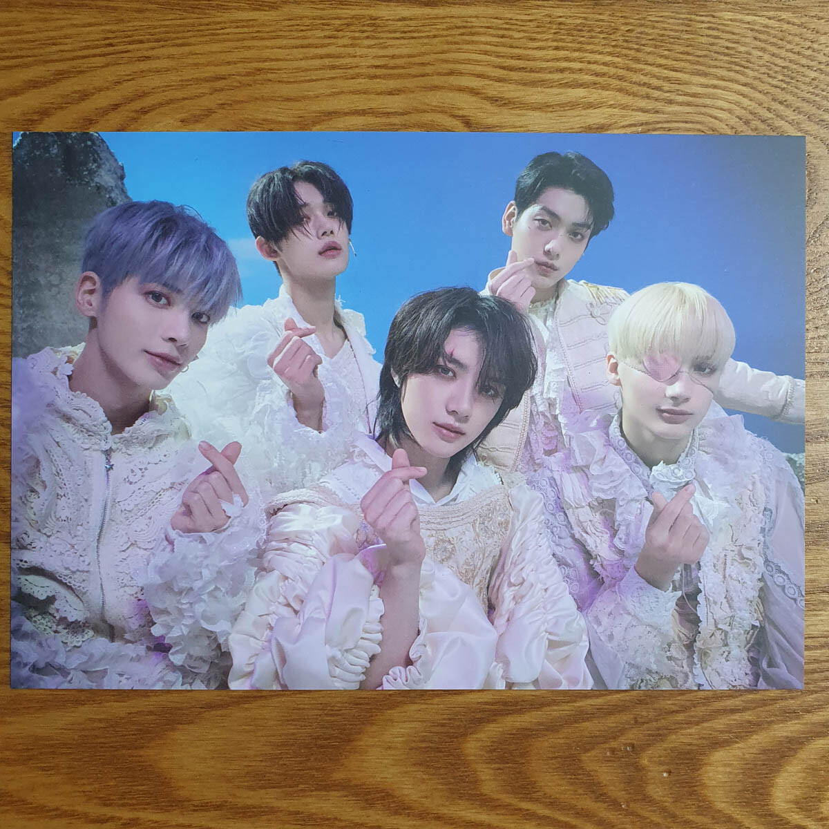 Group Official Lucky Draw Postcard TXT The Chaos Chapter : Freeze