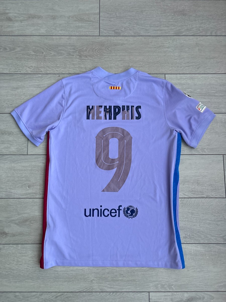 Memphis Depay #9 FC Barcelona Nike Football Shirt Soccer Jersey
