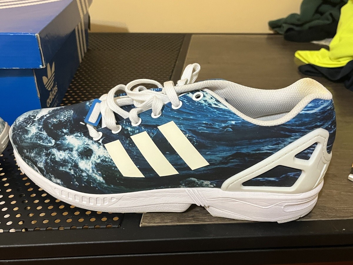 Size 10.5 - adidas Zx Flux Ocean - M19846 | eBay