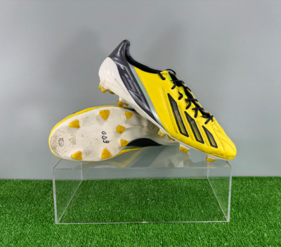 Adidas F50 Adizero FG G65302 Leather Elite US11 UK10.5 Yellow