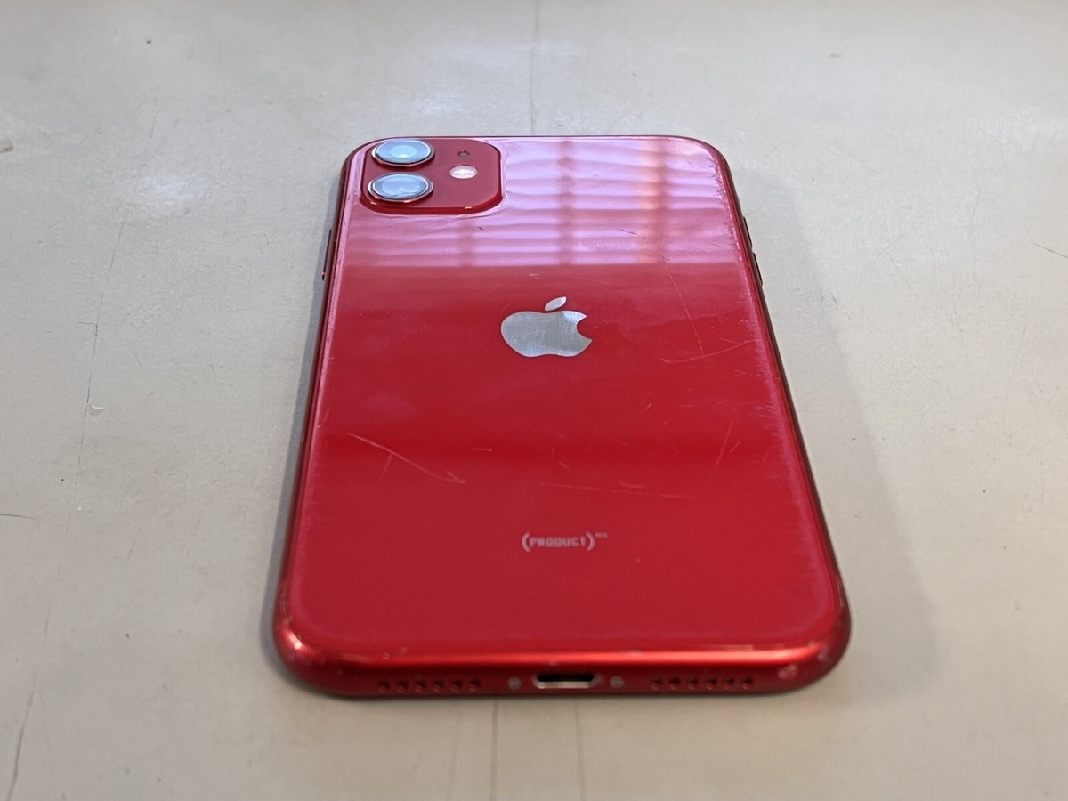 iPhone 11 64GB Red (Cricket) BAD LCD - Clean IMEI/ESN - For Parts