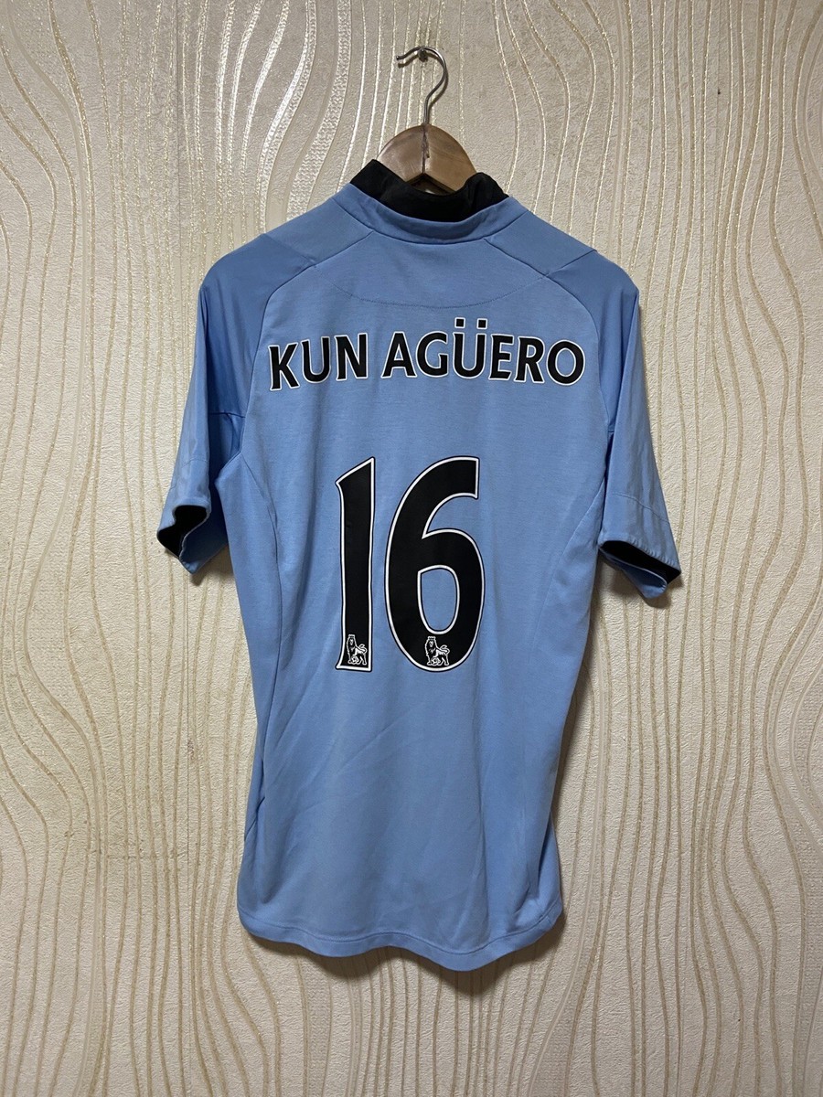 MANCHESTER CITY 2012 2013 HOME SHIRT JERSEY UMBRO sz M #16 KUN
