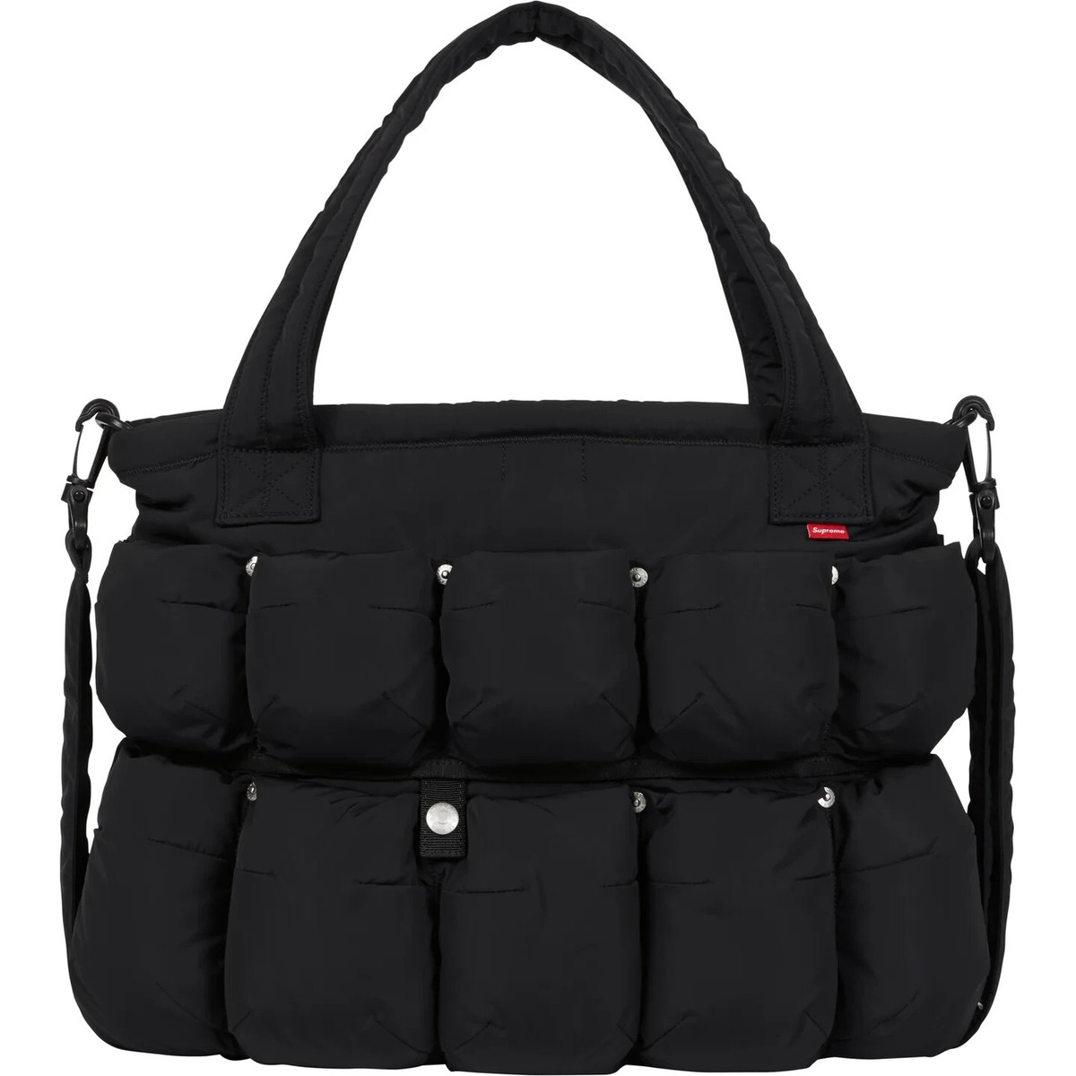 Supreme x Marithe + Francois Girbaud Pokachu Puffer Tote Bag