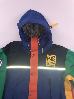 XXL POLO RALPH LAUREN P93 COLORBLOCKED GRAPHIC WATER REPELLENT