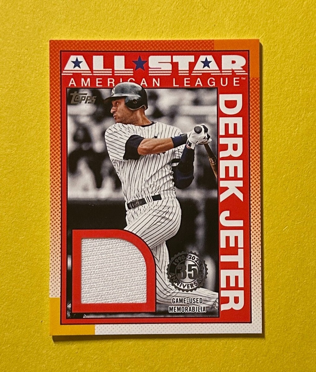 2025 TOPPS DEREK JETER 1990 ALL-STAR RELIC #90ASR-DJ YANKEES | eBay