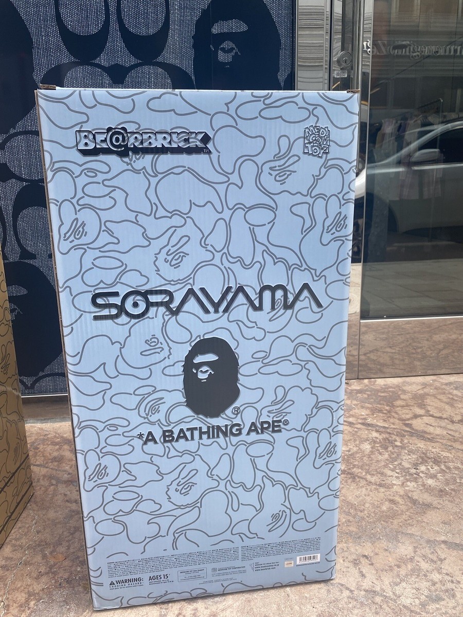 BAPE HAJIME SORAYAMA BEARBRICK 1000% Be@rbrick A Bathing Ape
