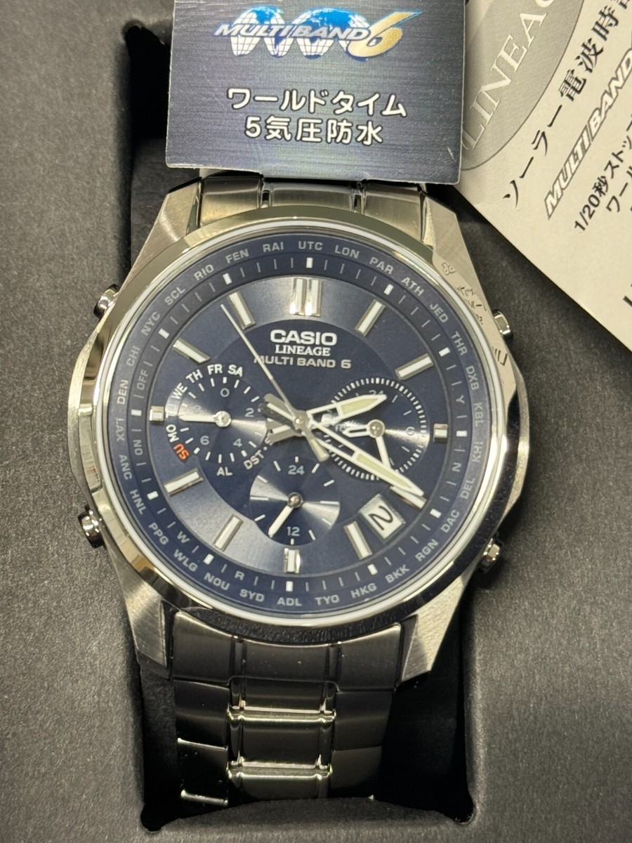 CASIO LINEAGE LIW-M610D-2AJF solar radio clock 5motor chronograph