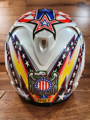 SUOMY SPEC1R AIRTRIX Extreme Eagle Full Face Motorcycle Helmet Sz