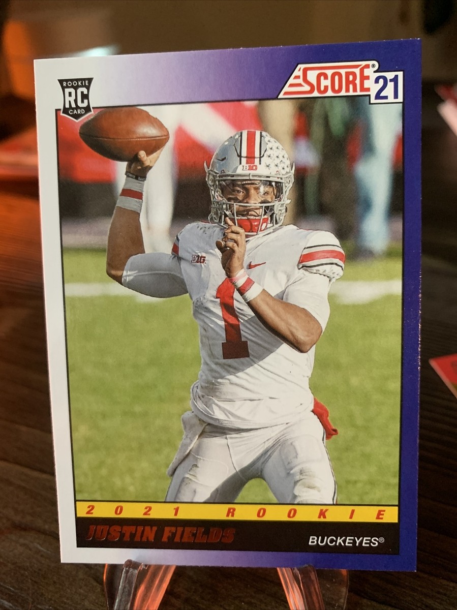 Justin Fields Panini Score 21 Rookie Card! No. TB2 | eBay