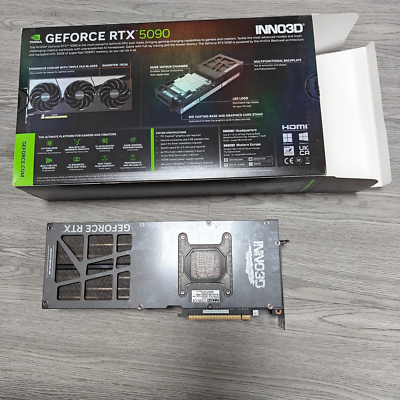 INNO3D RTX 5090 X3 OC GPU No Core & VRAM, for parts (ship From
