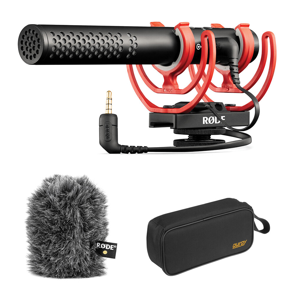 Rode VideoMic NTG Shotgun Mic with Rode WS11 Windshield & Wide