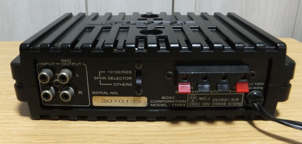 BOSE 1705 II Power Amplifier Used Tested Woks well 100V | eBay