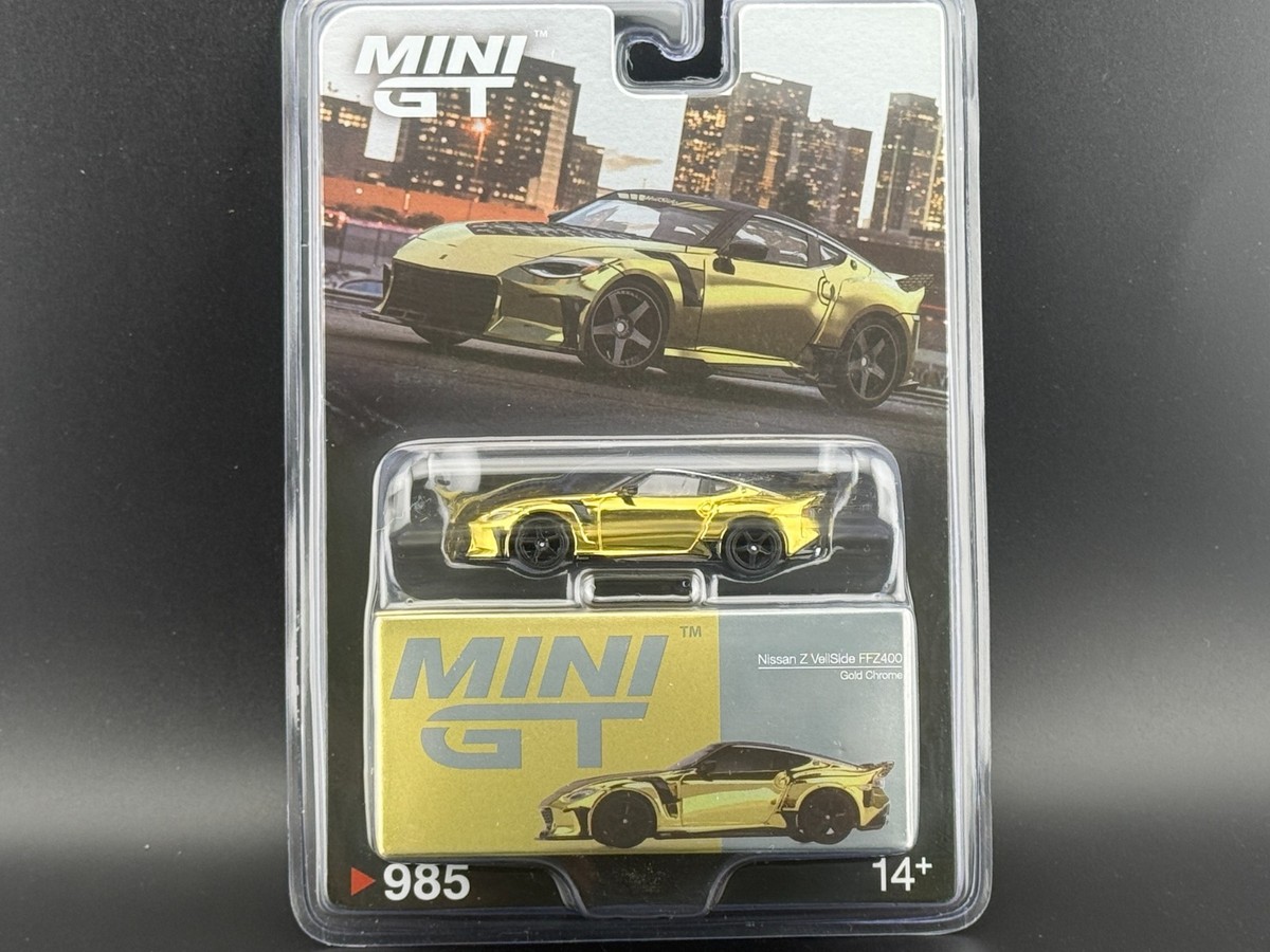 Mini GT Nissan Z VeilSide FFZ400 Gold Chrome #985 1/64 | eBay