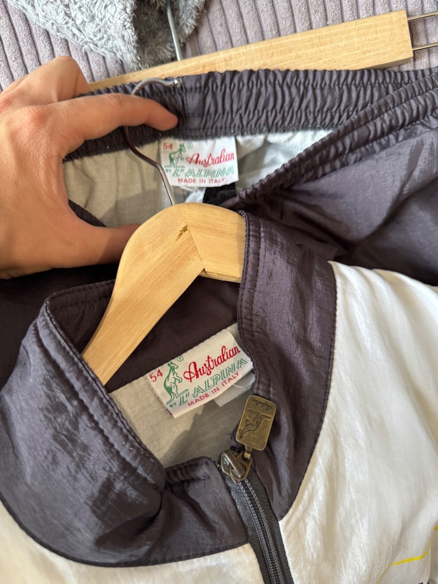 Vintage Australian 90s Tracksuit XL Jacket Pants Gabber Wear | eBay