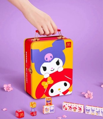 2026 New Kuromi X Melody McDonald's Crystal Portable Mini Mahjong