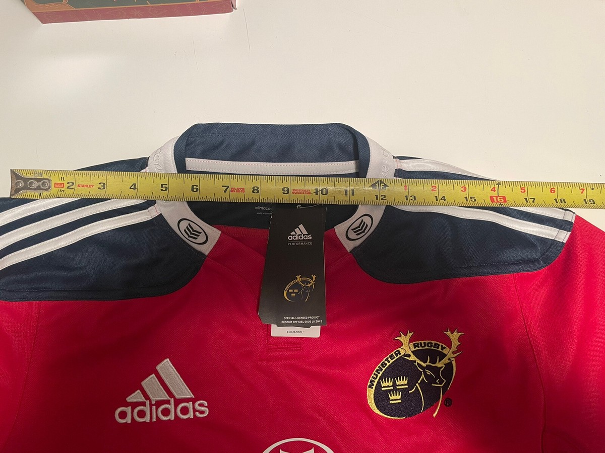 MUNSTER RUGBY CLUB Adidas Bank of Ireland Jersey, Men's Size