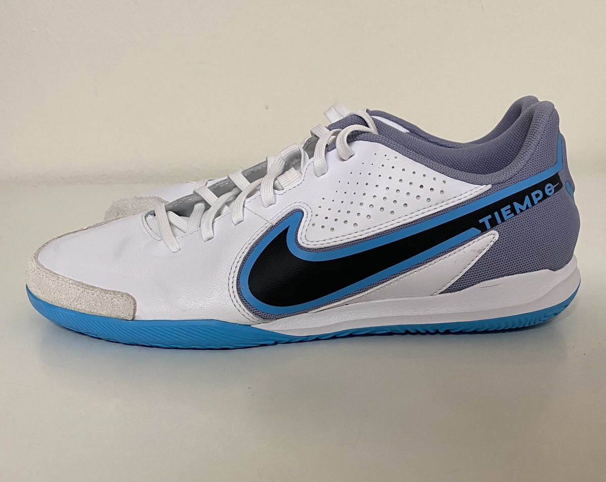 Nike Tiempo Legend 9 Academy IC White Mens Sz 11 Indoor Soccer