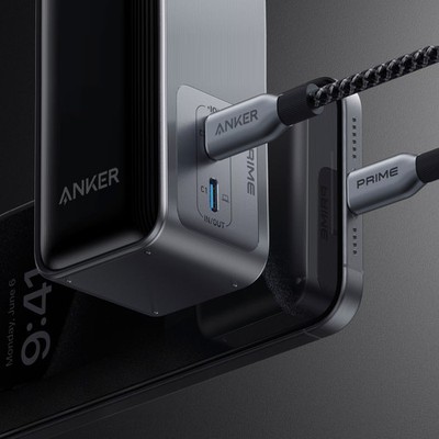 Anker - Prime Power Bank (9.6K, 65W, Fusion) - Black | eBay