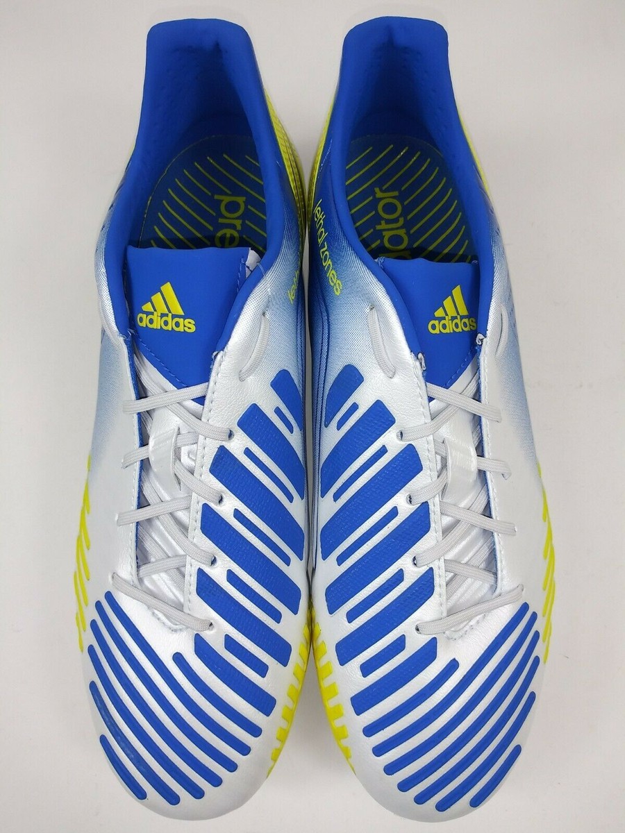 Adidas Mens Rare Predator LZ XTRX SG G64949 Blue Soccer Cleats