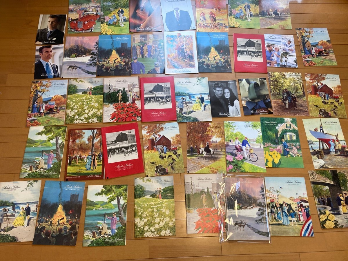 Brooks Brothers vintage catalog lot 1980's 1990's 2000's old
