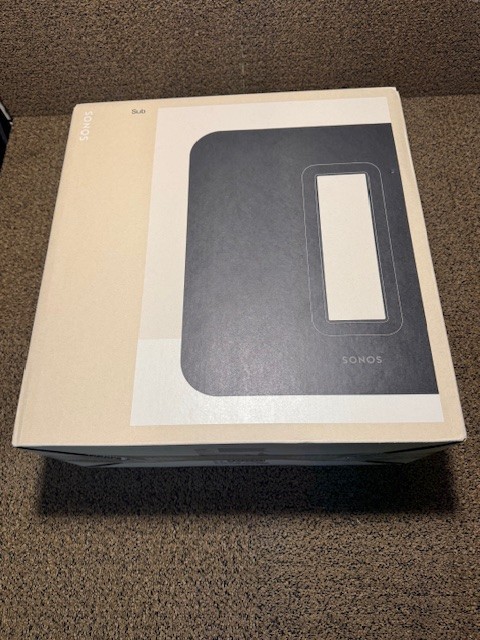 Sonos Sub 3rd Gen. Wireless Subwoofer - Matte Black (SUBG3UK1BLK