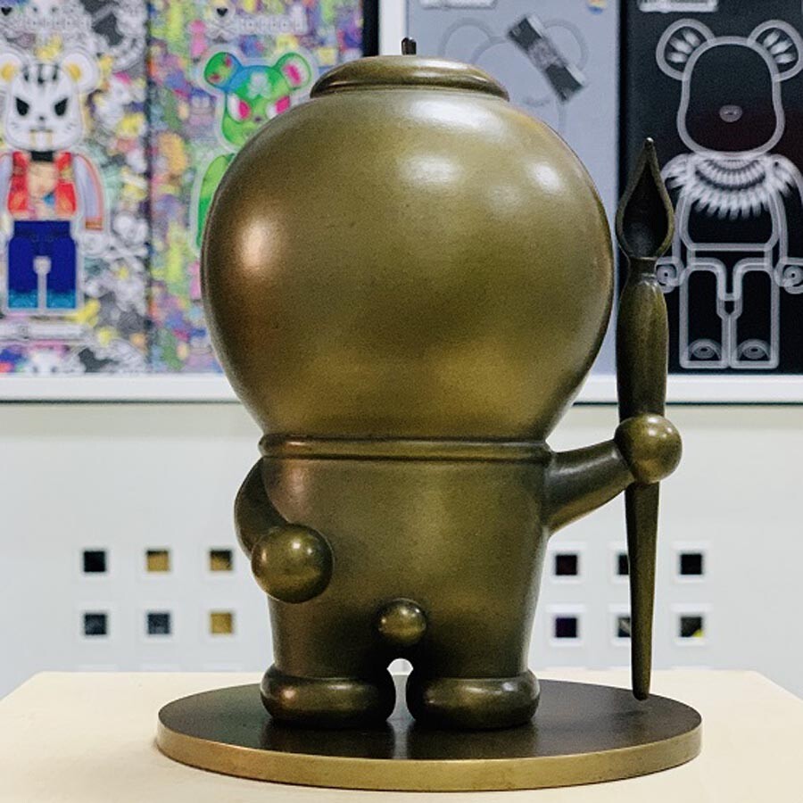 ドラえもん GANSO DORAEMON Bronze Sculpture 新品 【公式通販】