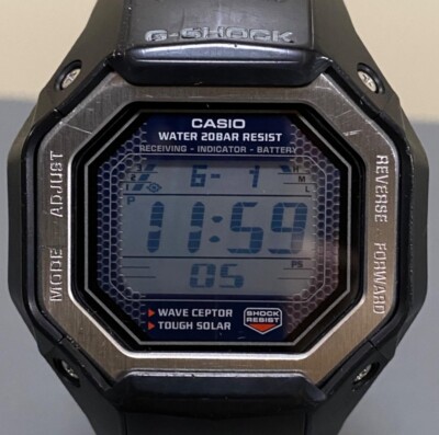 CASIO vintage G-SHOCK GW-056J The G Digital watch Octagon | eBay