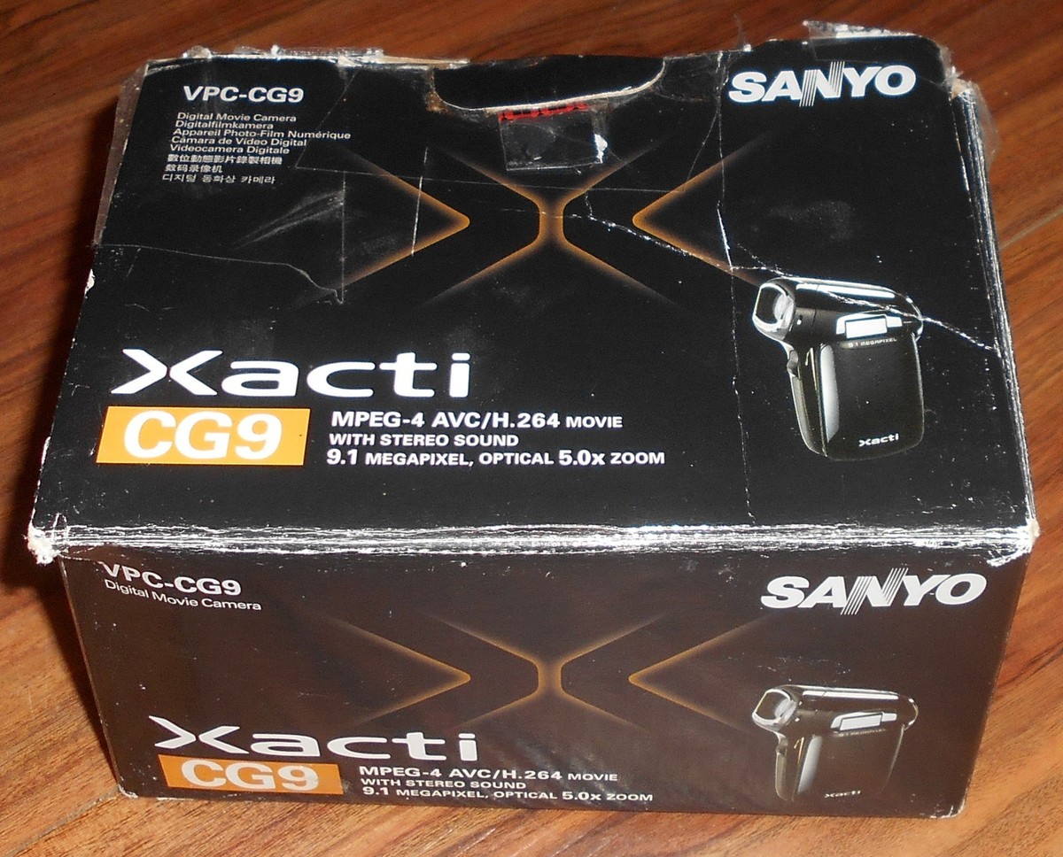 Sanyo Xacti VPC-CG9 9.1MP HD Digital Camcorder Camera Handheld | eBay