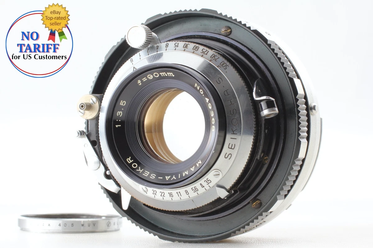 MAMIYA sekor 90mm f3.5 レンズ super 23 Mamiya SUPER23 SEKOR 100mm f3.5